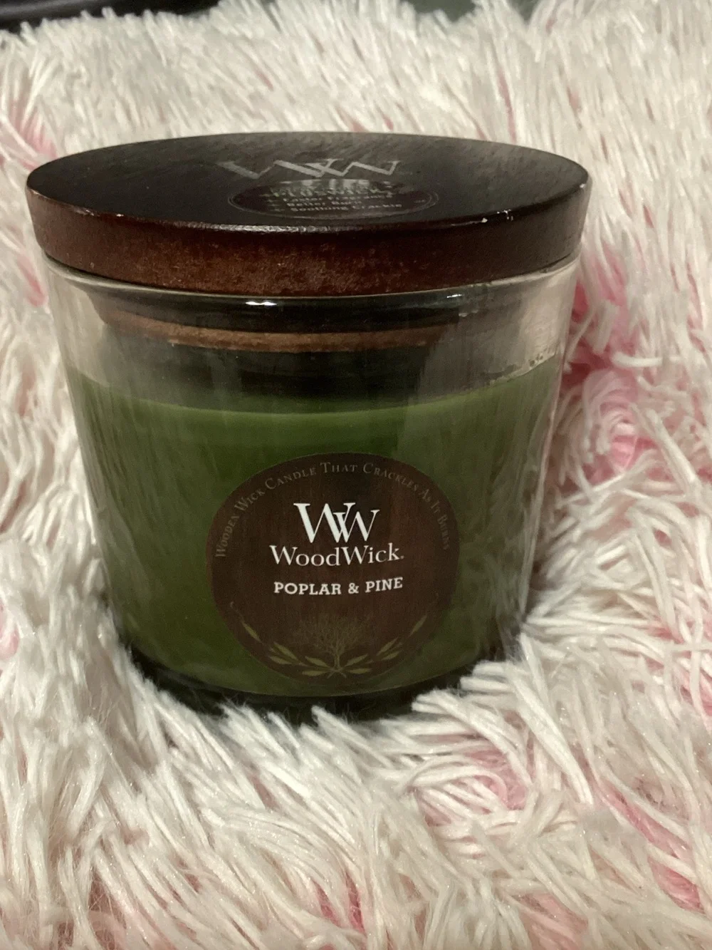 WoodWick Poplar & Pine Candle